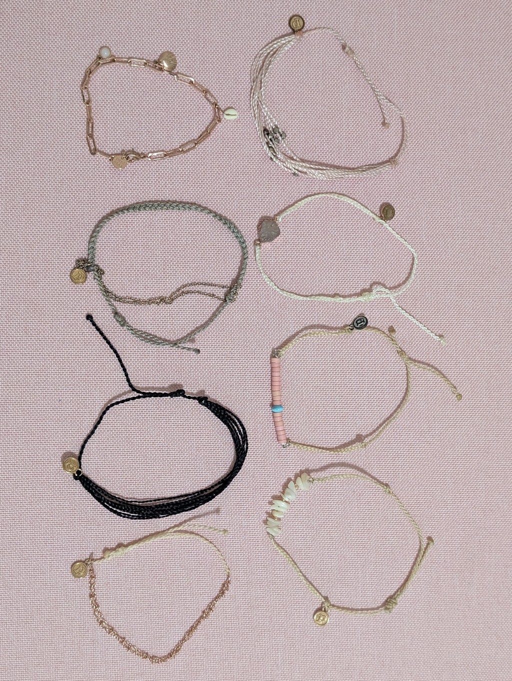 Pura Vida Bracelet Set8 Different Bracelets